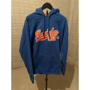 Florida‎ Gators NCAA Hockey Hoodie J America Sportswear Orange Blue Large